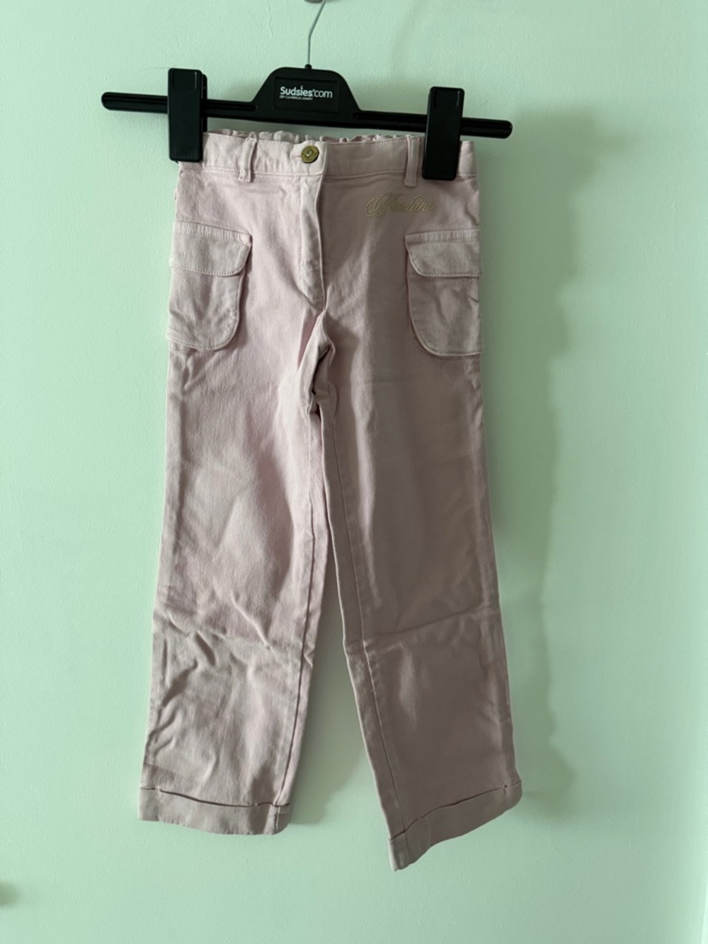 Moschino Light Pink Girls Cargo Pants
